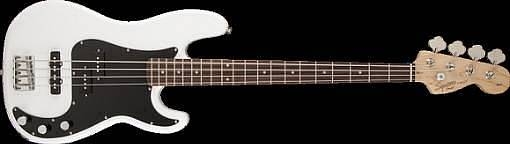 squier by fender affinity precision bass pj olympic white