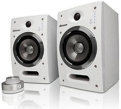 pioneer dj s dj 05 w white coppia studio monitor per dj