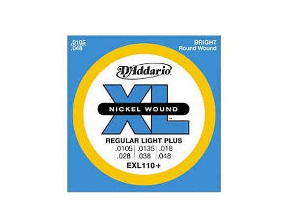 daddario exl 110 regular light plus 105 48