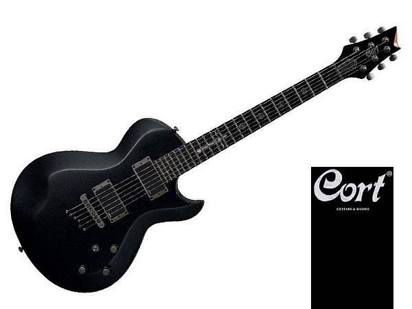 cort evl z6 bkms chitarra elettrica metal pickup emg 60 e emg 81