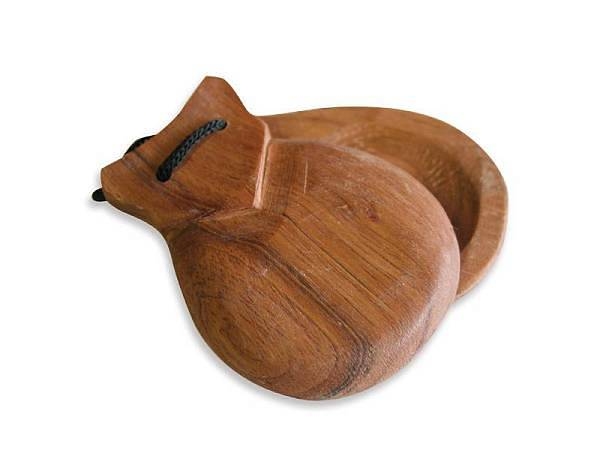 extreme nacchere in legno simil palissandro g8a