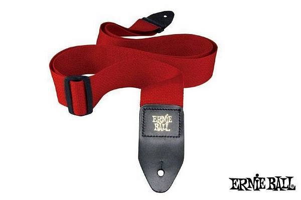 ernie ball 4040 tracolla in polipropilene rosso acceso