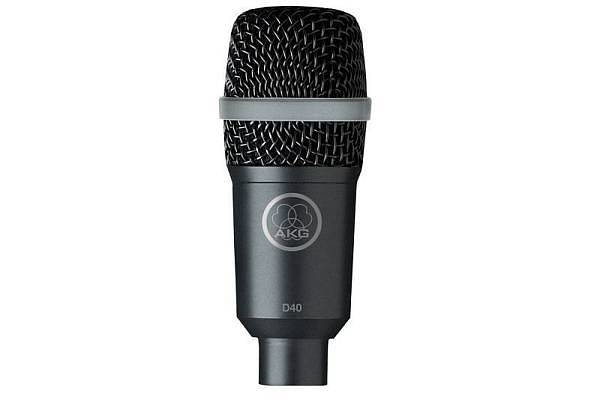 akg d40 microfono dinamico cardioide per percussioni e fiati