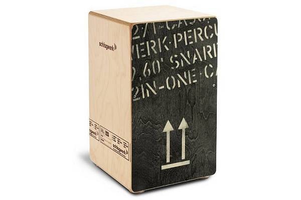 schlagwerk cp 404 blk 2inone snare cajon large black edition