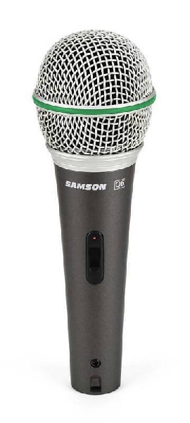 samson q6 microfono dinamico palmare supercardioide