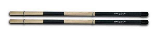 schlagwerk ro4 un paio rod in acero fruste spazzola timbales