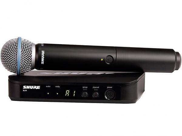 shure blx24 beta 58 m17 sistema palmare wireless supercardioide per voce m17 662 686mhz