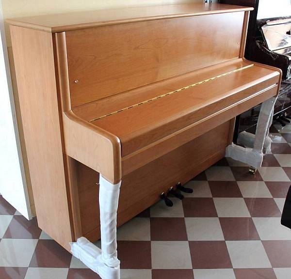 weisbach up 110 pianoforte acustico verticale 110 cm ciliegio satinato