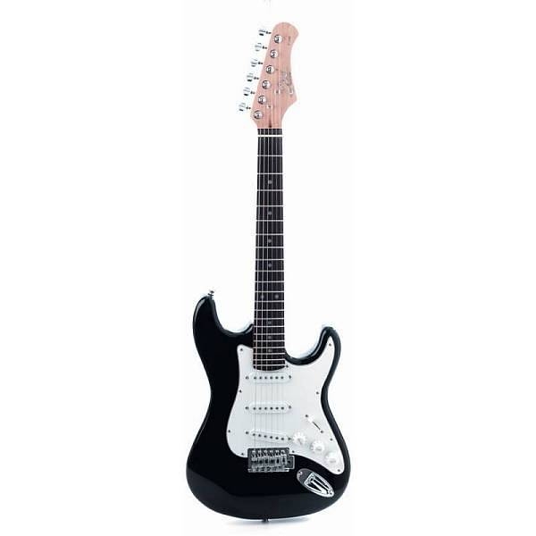 eko s 100 34 black chitarra elettrica nera misura ridotta