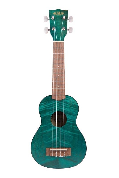 kala ka semb ukulele soprano exotic mahogany blue con borsa