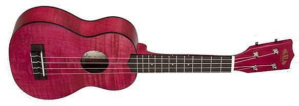 kala ka semm ukulele exotic mahogany soprano magenta