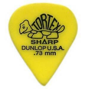dunlop 412p tortex sharp yellow 73