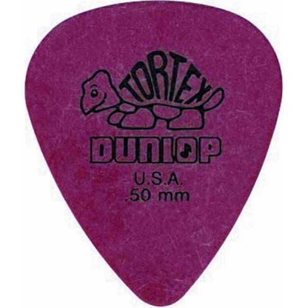 dunlop 418p tortex standard red 50 confezione 12 plettri