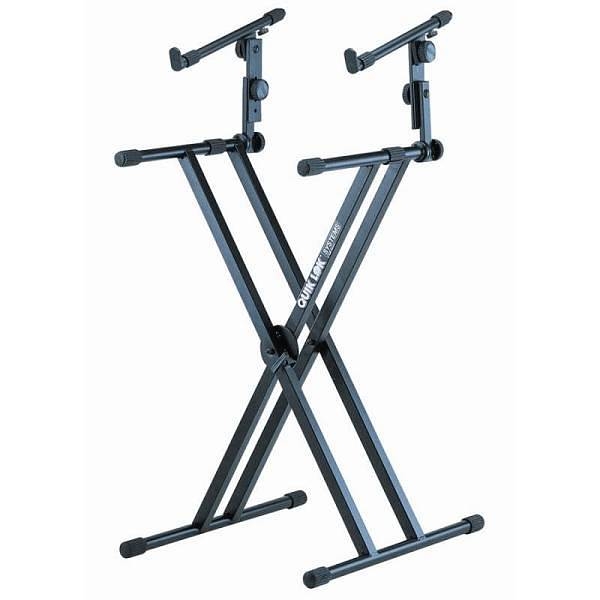 quik lok ql642 supporto a x a due livelli per tastiere