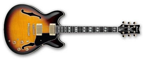 ibanez jsm10 vys john scofield model vintage yellow sunburst