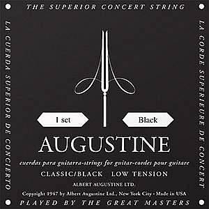augustine classic black strings muta di corde per chitarra classica