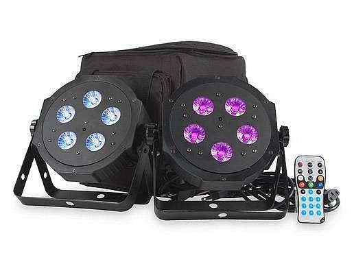 american dj vpar pak due par a led con borsa e telecomando