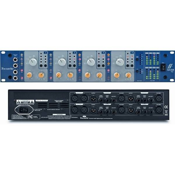 focusrite isa 428 mkii preamplificatore 4 canali