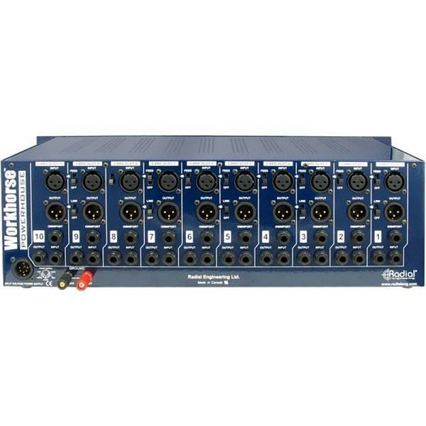 radial powerhouse rack alimentato per 10 moduli