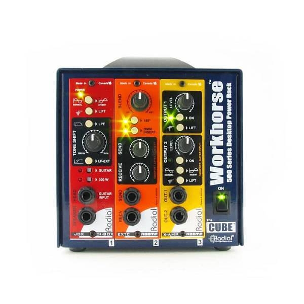 radial cube   rack alimentato per moduli