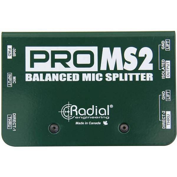 radial proms2 splitter microfonico