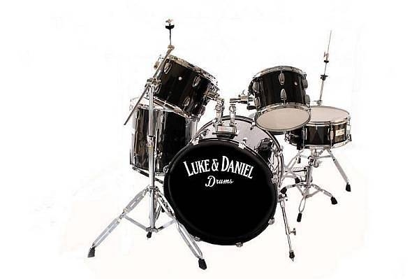 luke daniel p1211aspasi sparkling silver batteria acustica completa con meccaniche