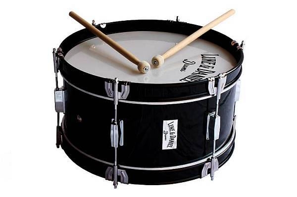 luke daniel bj1607bk nero rullante 16 da banda o marching band