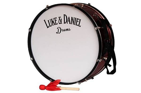 luke daniel mb1071red rosso grancassa 25 da banda o marching band