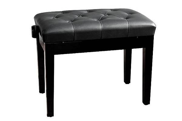 weisbach panchetta lusso per pianoforte nera con sedile trapuntato yx108