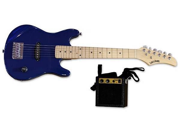 luke daniel eg80kitbl kit chitarra elettrica per bambino con amplificatore