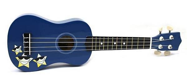 muses uk20bl ukulele colorato per bambini blu