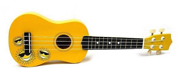 muses uk20yw ukulele colorato per bambini giallo