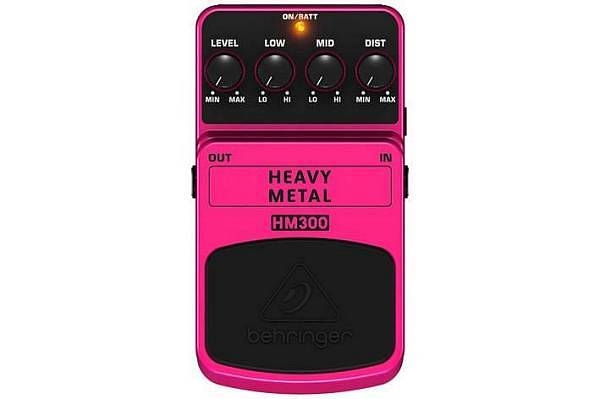 behringer hm300   pedale heavy metal distorsione