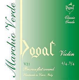 dogal v21a linea verde muta di corde per violino in acciaio 12 14