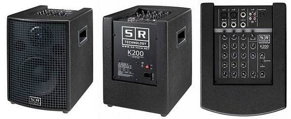 sr technologies k200 amplificatore con mixer per tutti gli usi