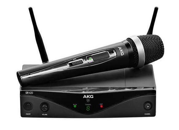 akg wms420 vocal set radiomicrofono uhf professionale frequenza 530025 559000 mhz