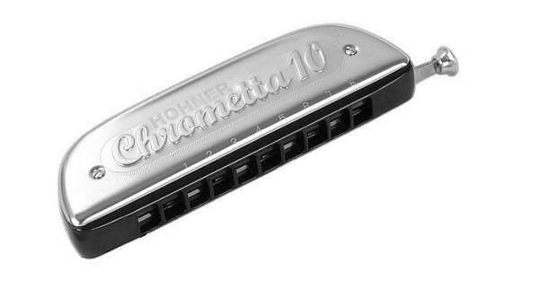 hohner 25340 chrometta 10 armonica a bocca cromatica 2 ottave e mezzo
