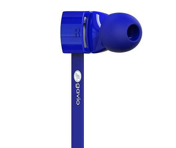 gavio new gazz cuffie auricolari con microfono blu