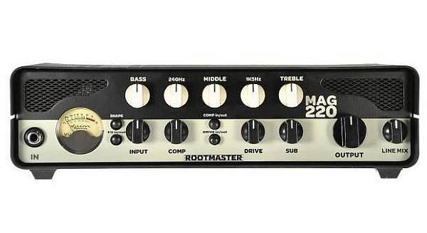 ashdown rootmaster rm mag 220 testata per basso 220 watt