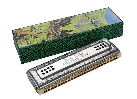 hohner echo harp 5696 armonica a bocca in do sol