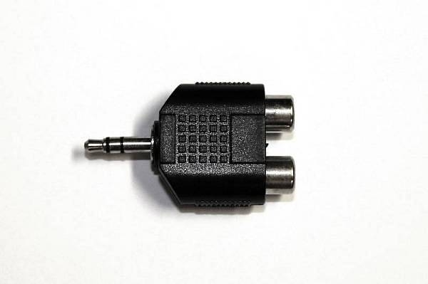 extreme adattatore 2 rca femmina minijack stereo maschio mjsm2rf