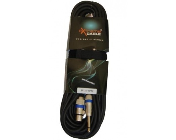 extreme cavo jack cannon femmina 10 metri jxf10pro