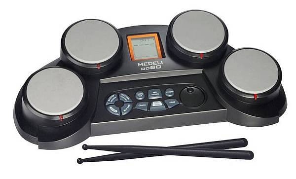 medeli d60 batteria elettronica da tavolo 4 pad