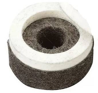 tama rtf35 b feltrino per asta batteria ring true cymbal felt