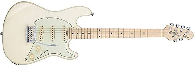 sterling by music man ct50 owh olympic white cutlass