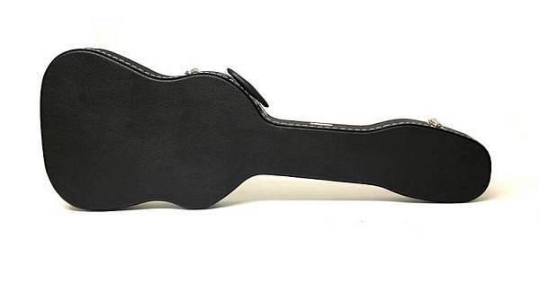 luke daniel wecs1 custodia rigida sagomata in legno per chitarra elettrica