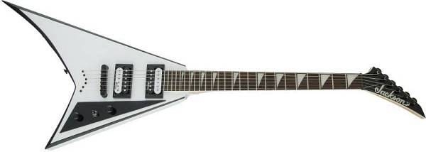 jackson js series rhoads js32t amaranth fingerboard white wblack bevels