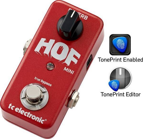 tc electronic hall of fame mini pedale riverbero