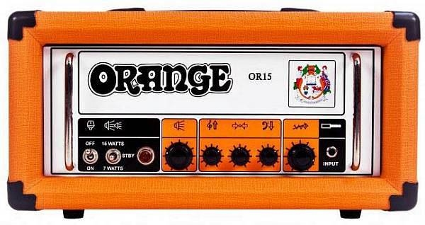 orange or15h testata valvolare per chitarra 7 15 watt