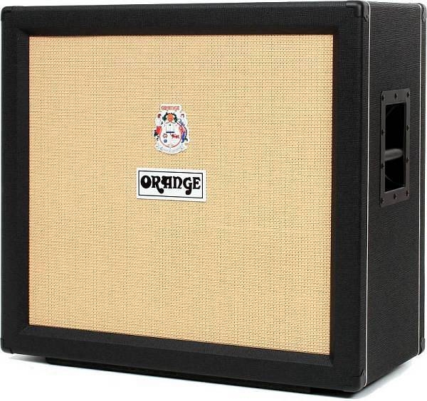 orange ppc412 bk cabinet standard 4x12 vintage 30 versione nera
